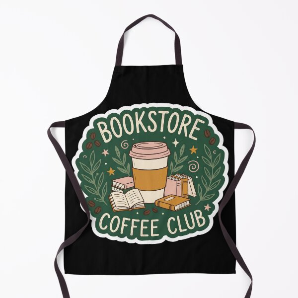 Item preview, Cozy Bookstore Coffee Club Sticker designed and sold by Sketchlegacy.