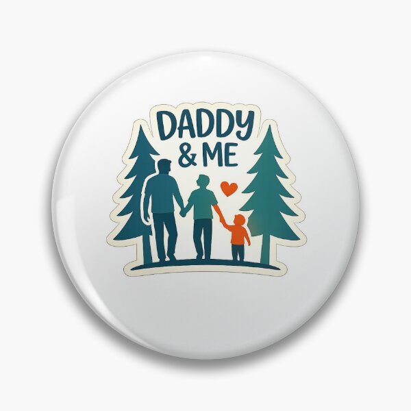 Item preview, Daddy & Me Forest Adventure Sticker | Father and Kids Silhouette Nature Design designed and sold by naruto4925.