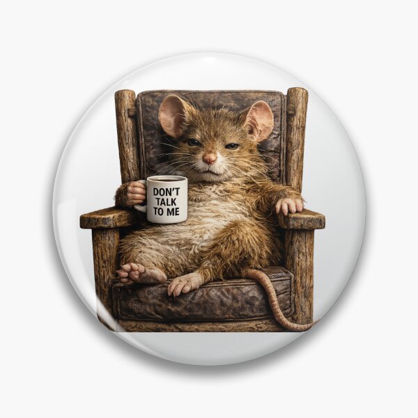 Item preview, Don't Talk To Me Mouse | Funny Coffee Mouse Sarcastic Humor designed and sold by HippyRikky.