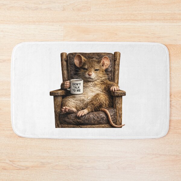 Item preview, Don't Talk To Me Mouse | Funny Coffee Mouse Sarcastic Humor designed and sold by HippyRikky.