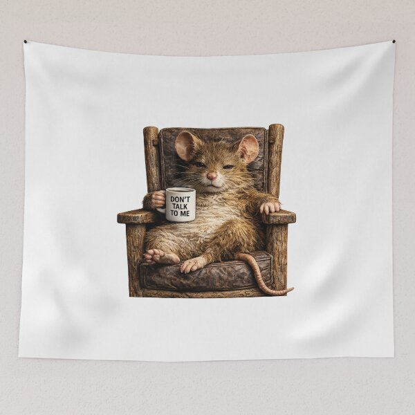 Item preview, Don't Talk To Me Mouse | Funny Coffee Mouse Sarcastic Humor designed and sold by HippyRikky.
