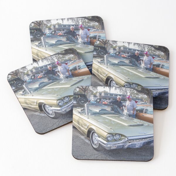 Item preview, 1965 Ford Thunderbird Roadster - Metallic Green Classic Car Graphic designed and sold by RichFrancoCars.