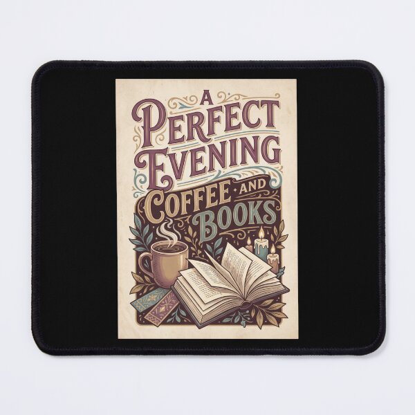 Item preview, A Perfect Evening Coffee and Books Poster designed and sold by Sketchlegacy.