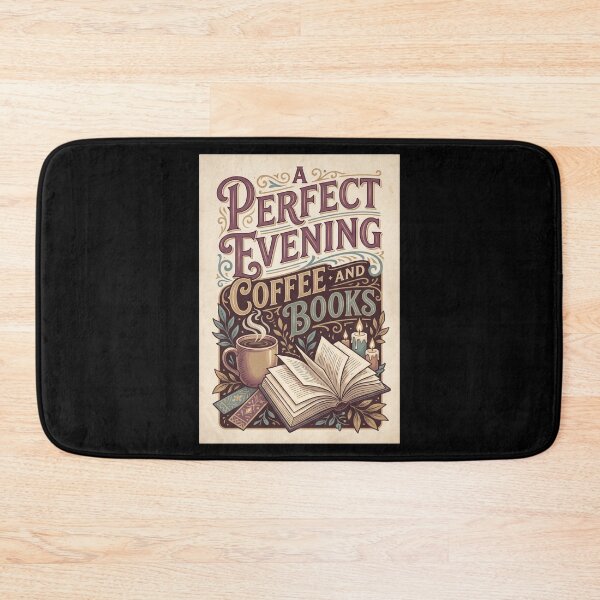 Item preview, A Perfect Evening Coffee and Books Poster  designed and sold by Sketchlegacy.