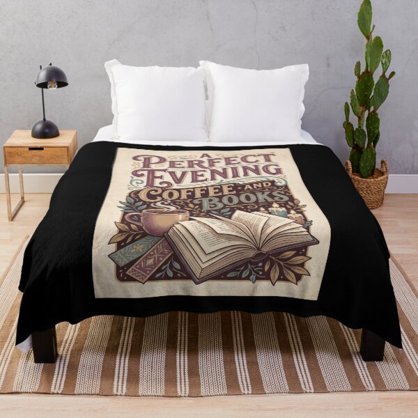 Item preview, A Perfect Evening Coffee and Books Poster designed and sold by Sketchlegacy.