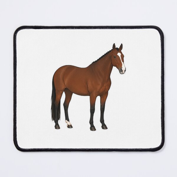 Item preview, Bay Warmblood Horse Sticker designed and sold by RealEqEdit.