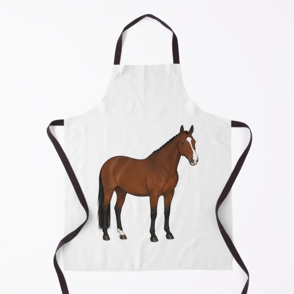 Item preview, Bay Warmblood Horse Sticker designed and sold by RealEqEdit.
