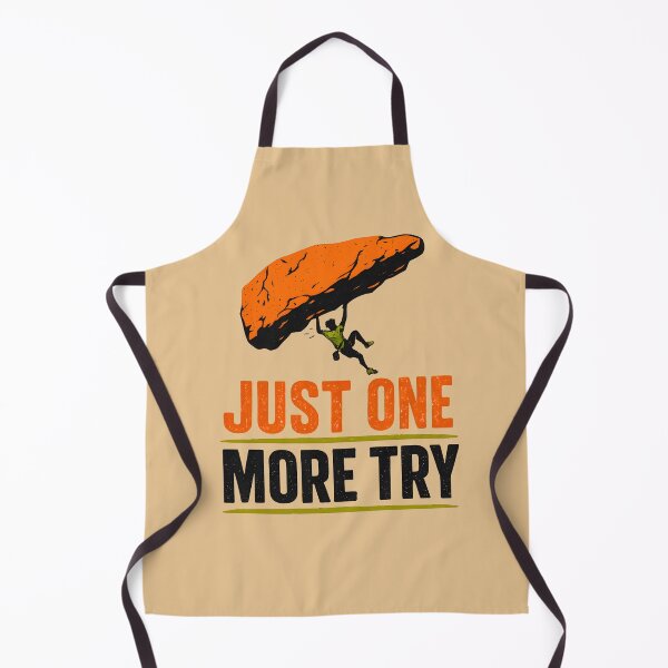 Item preview, Just One More Try Rock Climbing designed and sold by Lizavelle.