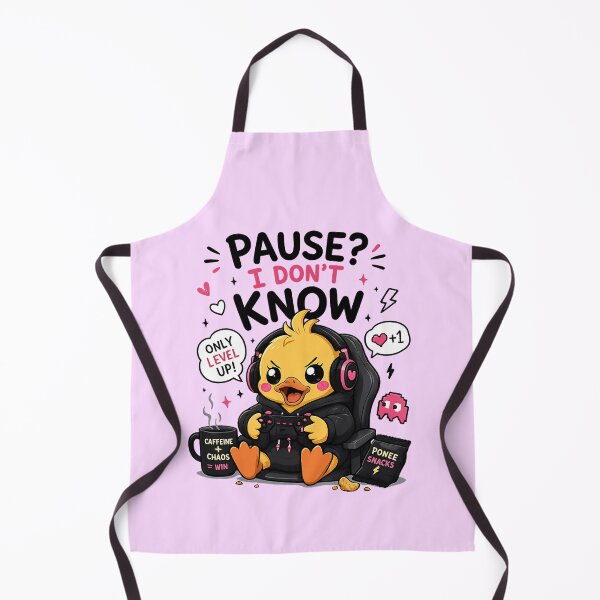 Item preview, Gaming And Chaos Cute Duck Gamer designed and sold by DuckyDuck26.