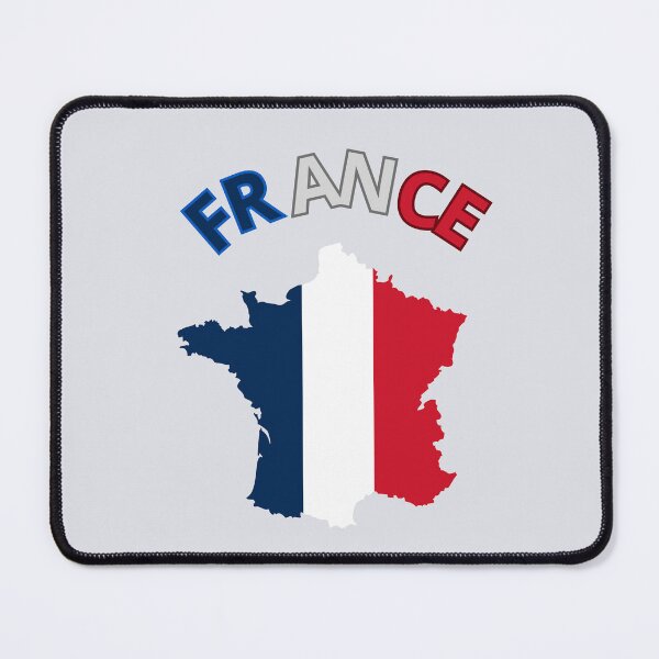 Item preview, france flag map designed and sold by GlobalPrintArt.