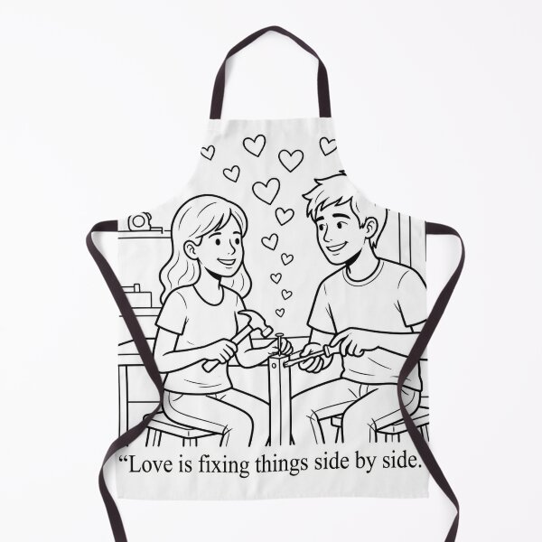 Item preview, Love Is Fixing Things Side By Side designed and sold by mtltpz.