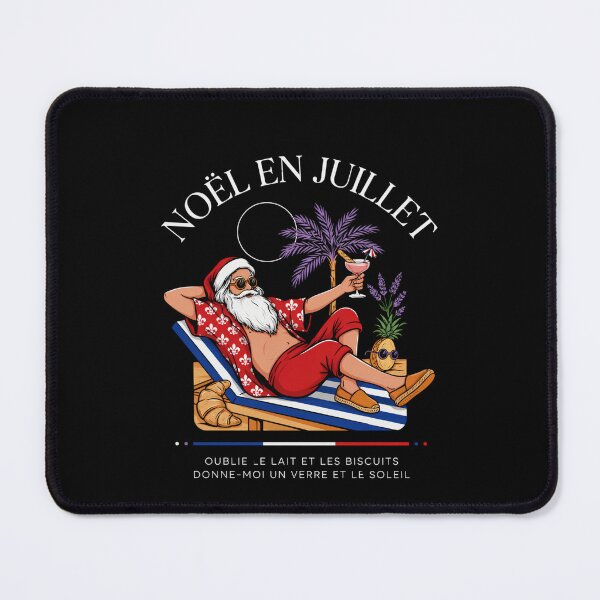 Item preview, Noël En Juillet – French Santa Christmas in July Funny Beach Shirt Père Noël V2 designed and sold by DarylWelsh2024.
