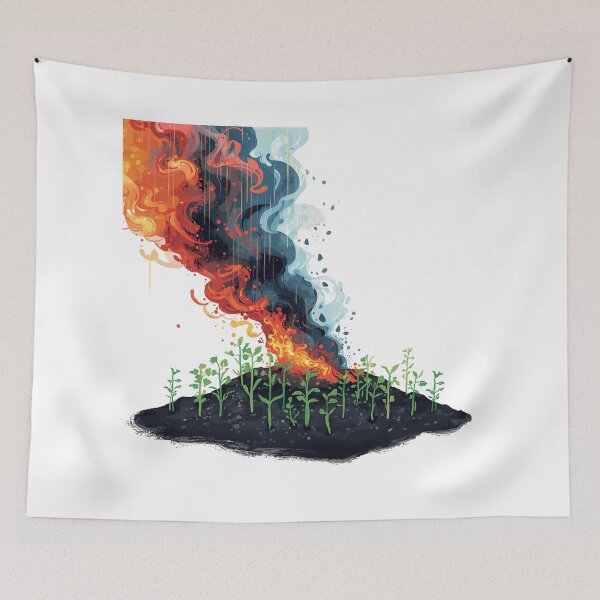 Item preview, Ashes Feeding the Garden designed and sold by catcurio.