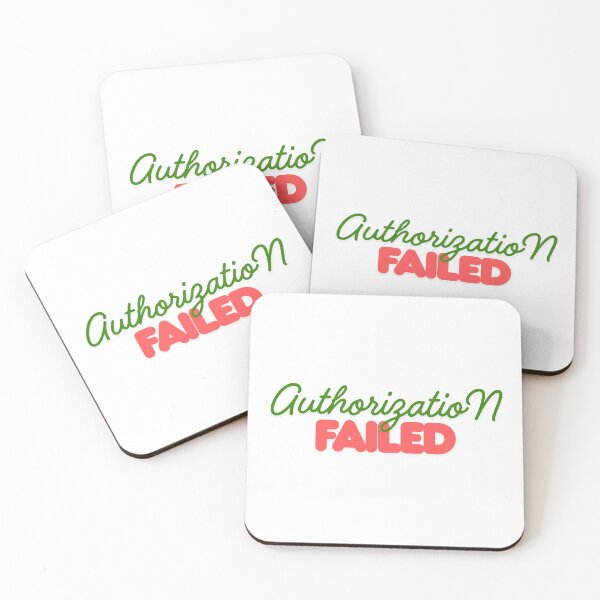 Item preview, Authorization failed designed and sold by ArtistTejal.