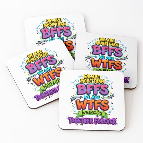 Item preview, WTFs Weirdos Together Forever Friendship Art designed and sold by TshirtsOnline-.