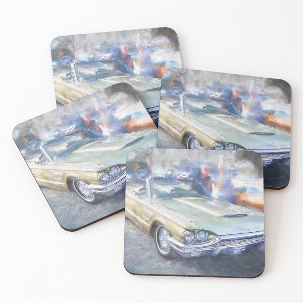 Item preview,  1965 Ford Thunderbird Roadster - Metallic Green Classic Car Graphic designed and sold by RichFrancoCars.