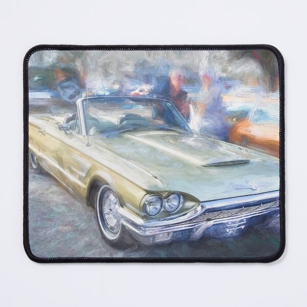 Item preview, 1965 Ford Thunderbird Roadster - Metallic Green Classic Car Graphic designed and sold by RichFrancoCars.