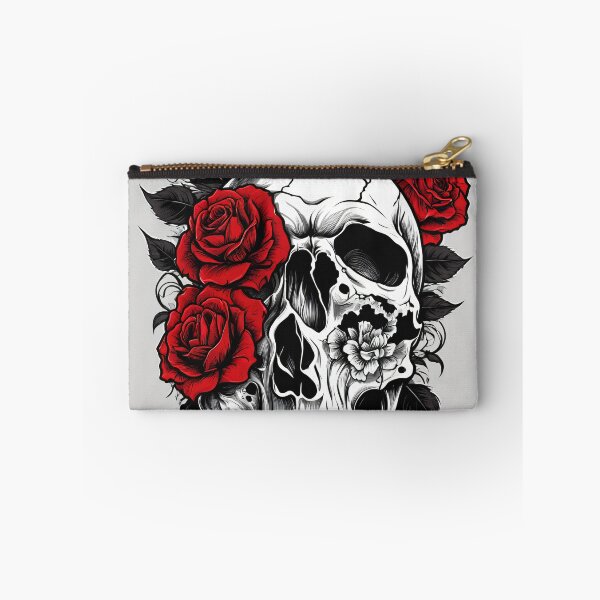 Item preview, Dark Romantic Skull With Roses designed and sold by GoochyMan Designs.