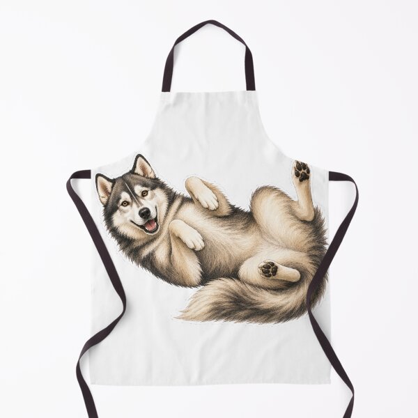 Item preview, Fluffy Husky Belly Up designed and sold by RealEqEdit.