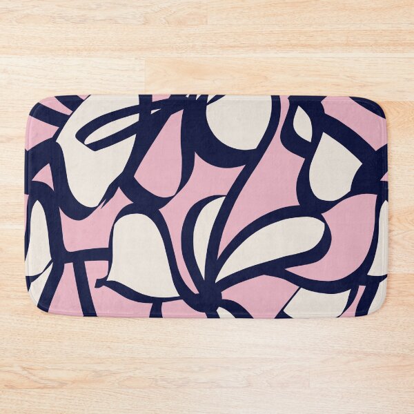 Item preview, Blush Pink Floral Line Art designed and sold by imaniko.