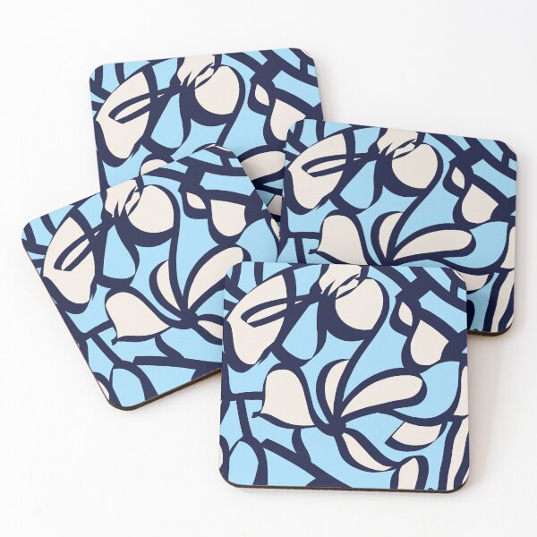 Item preview, Navy Botanical Line Art designed and sold by imaniko.