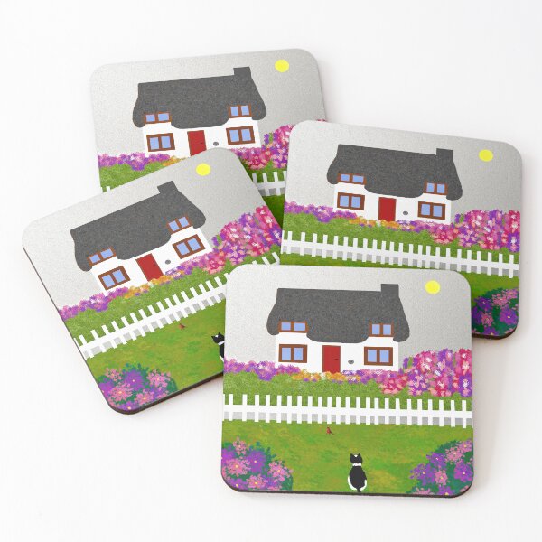 Item preview, Charming Cottage with Flower Garden designed and sold by Elaine M Hayward .