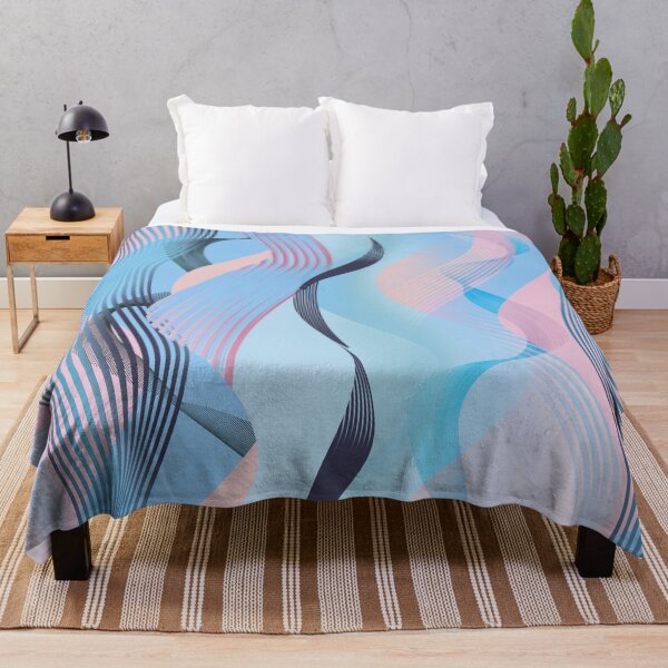 Item preview, Pastel Abstract Waves designed and sold by imaniko.