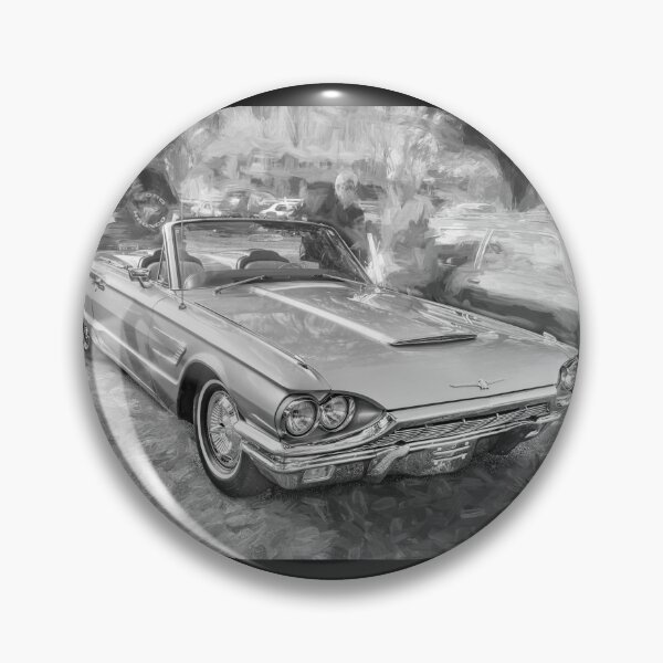 Item preview,  1965 Ford Thunderbird Roadster - Metallic Green Classic Car Graphic designed and sold by RichFrancoCars.