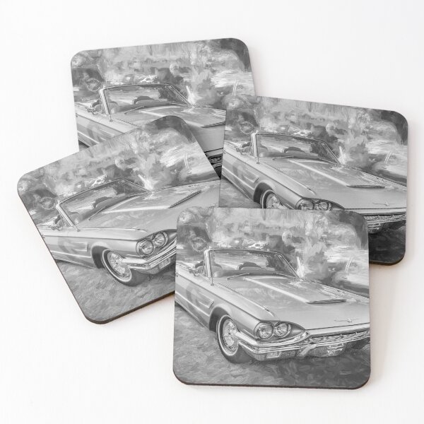 Item preview,  1965 Ford Thunderbird Roadster - Metallic Green Classic Car Graphic designed and sold by RichFrancoCars.