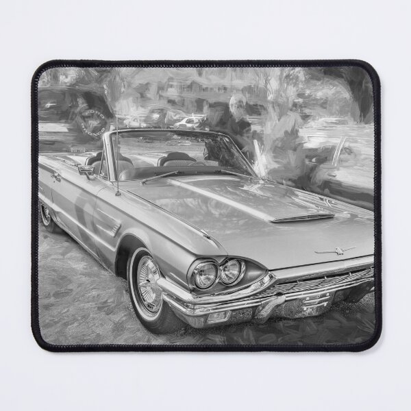 Item preview, 1965 Ford Thunderbird Roadster - Metallic Green Classic Car Graphic designed and sold by RichFrancoCars.
