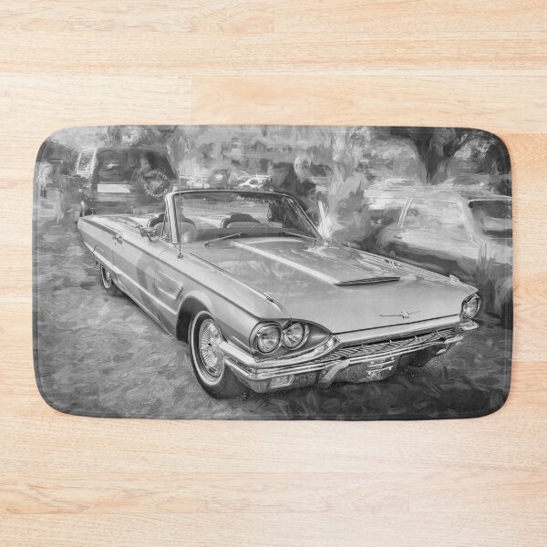 Item preview,  1965 Ford Thunderbird Roadster - Metallic Green Classic Car Graphic designed and sold by RichFrancoCars.
