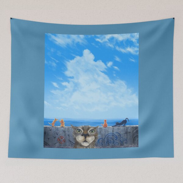Item preview, Curious cat looking funny at you designed and sold by Witseart.