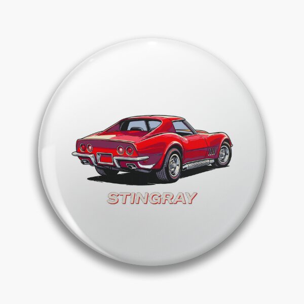 Item preview, C3 Stingray Classic Red Coupe Rear View Side Pipes designed and sold by Off-Road-Zone.