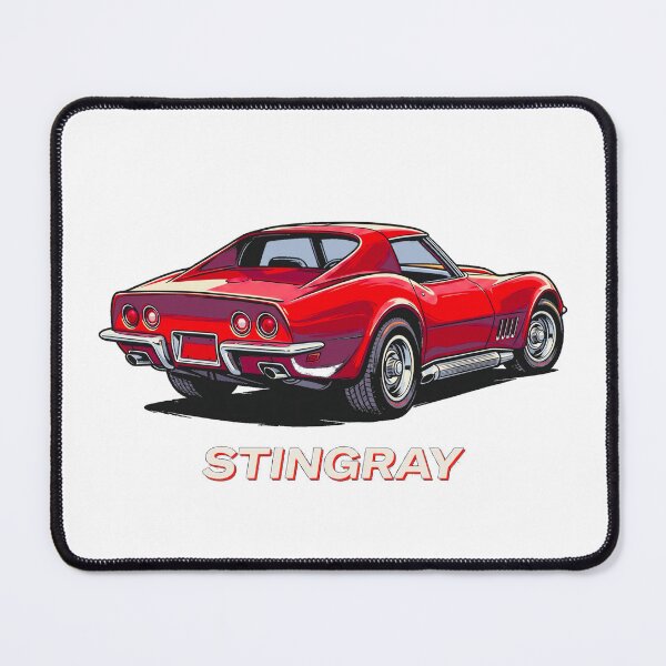 Item preview, C3 Stingray Classic Red Coupe Rear View Side Pipes designed and sold by Off-Road-Zone.