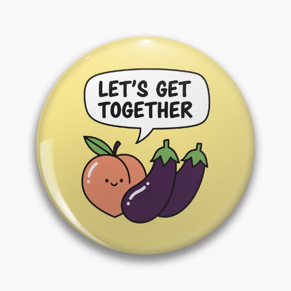 Item preview, Let's Get Together Peach and Eggplant designed and sold by Amir Faysal.