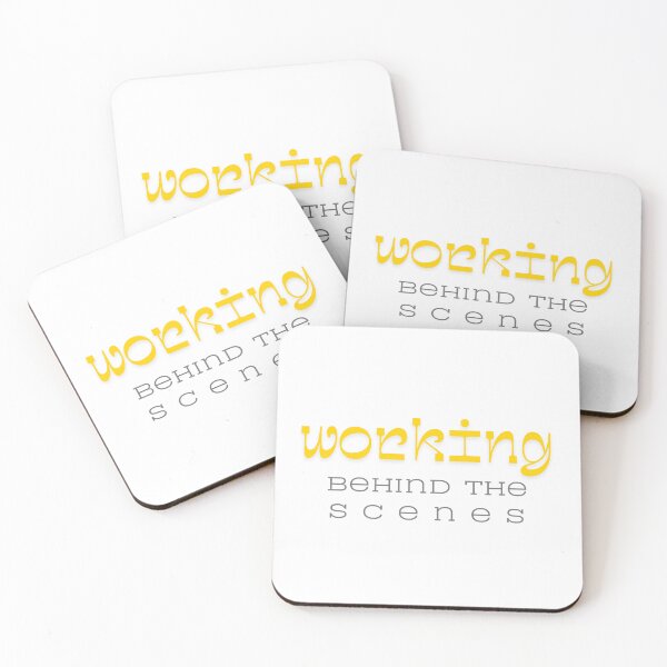 Item preview, Working behind the scenes designed and sold by ArtistTejal.