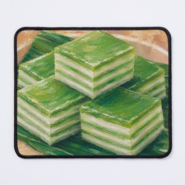 Item preview, Thai Steamed Pandan Layer Cake designed and sold by BlackDotBunny.