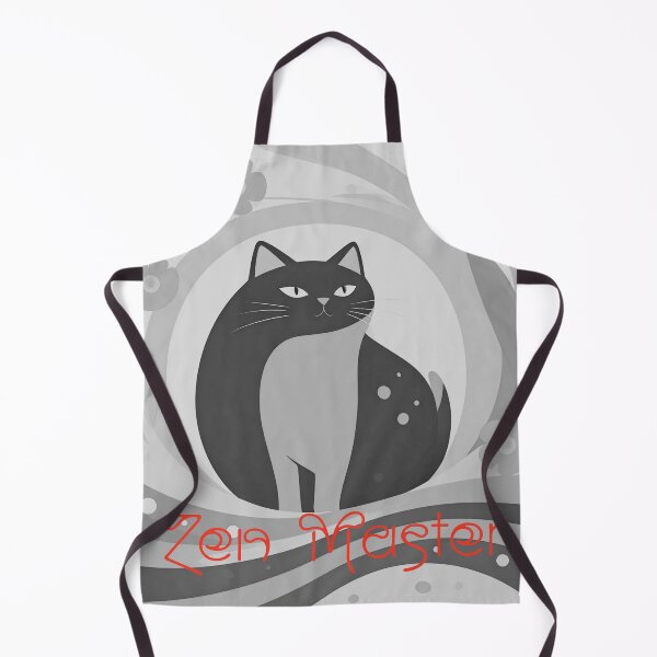 Item preview, Black Fat Cat (text: Zen Master) designed and sold by WeaveSphere.