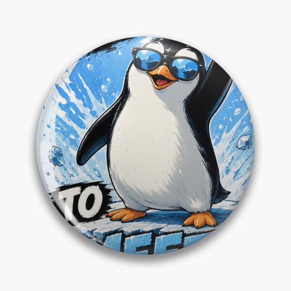 Item preview, Ice to Meet You Funny Penguin designed and sold by BagFactoryUK.