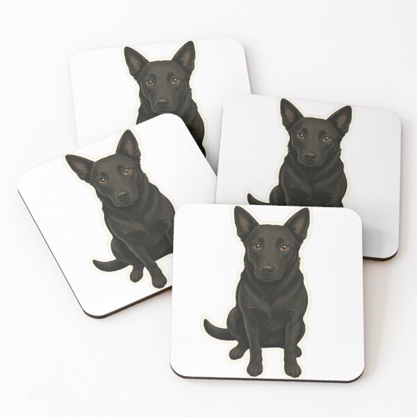 Item preview, Black Dog Portrait Sitting Pose designed and sold by RealEqEdit.