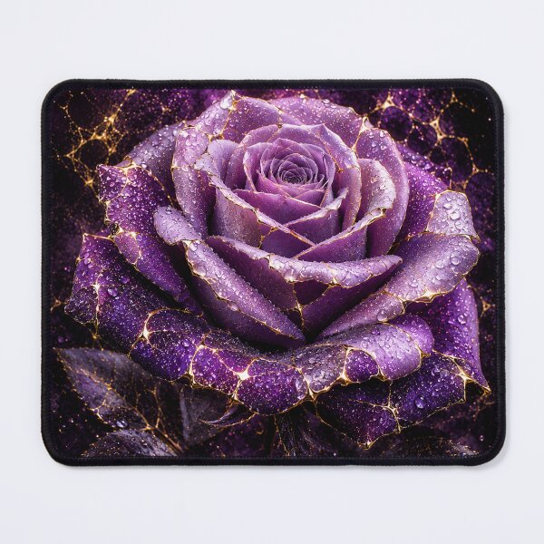 Item preview, Kintsugi -  Rose of Amethyst and Gold designed and sold by LegademaArt.