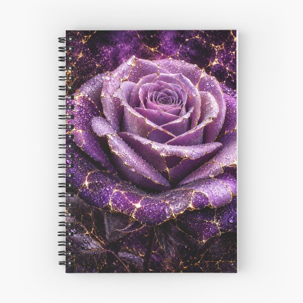 Item preview, Kintsugi -  Rose of Amethyst and Gold designed and sold by LegademaArt.