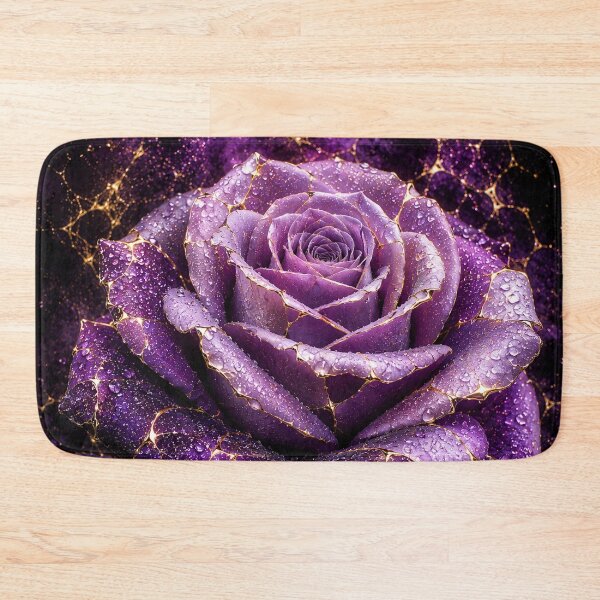Item preview, Kintsugi -  Rose of Amethyst and Gold designed and sold by LegademaArt.