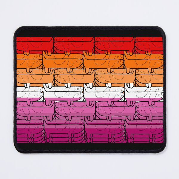 Item preview, Lesbian Long Dog Pride Flag designed and sold by JammerSammer.
