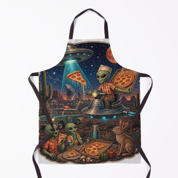 Item preview, Area 51 Alien Pizza Delivery designed and sold by RaFaMidnight.