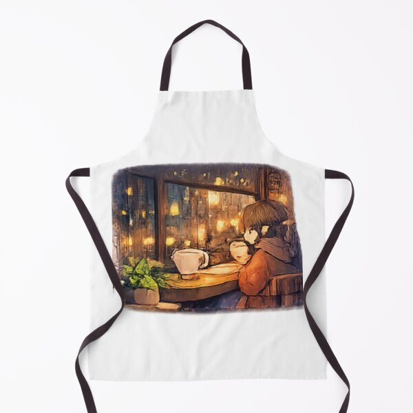 Item preview, Cozy Rainy Day Coffee Shop designed and sold by GUINewAlex.