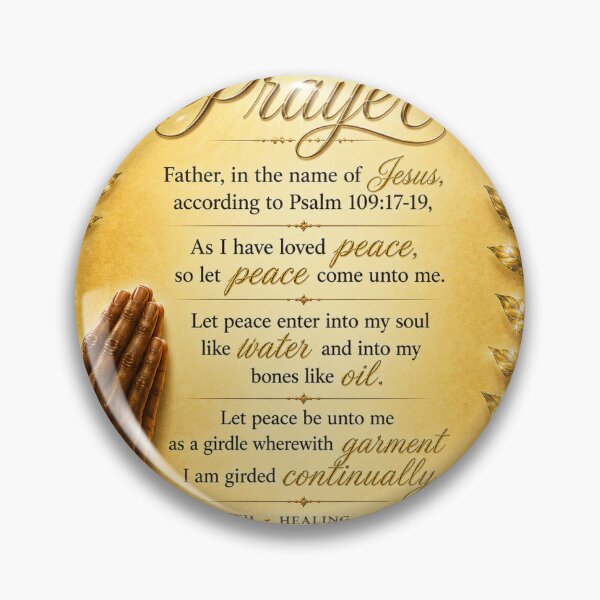 Item preview, Declaration Prayer From Psalm 109:17-19 designed and sold by Boyd2020.