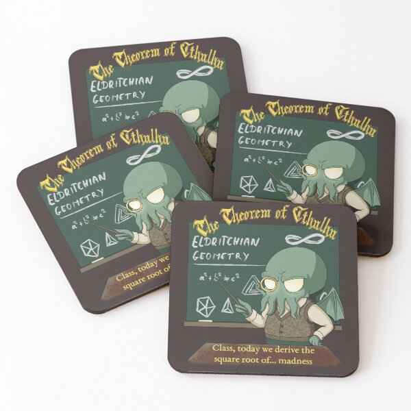 Item preview, The Theorem of Cthulhu - The Square Root of Madness designed and sold by TeaAlchemist.