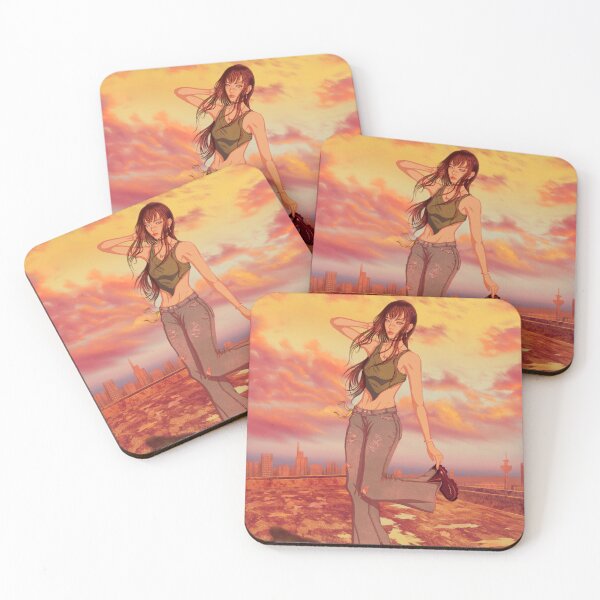 Item preview, Beautiful girl posing on the roof during sunset designed and sold by Witseart.