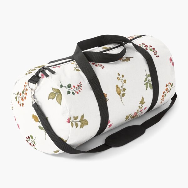 Item preview, Vintage Botanical Toss Pattern | Cottage Garden Berries and Wildflowers Seamless Design designed and sold by neenu-bhasin11.